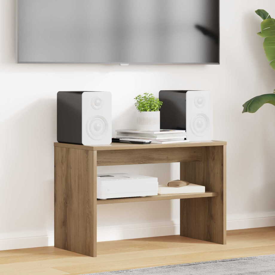 vidaXL TV-kast Artisan Eiken 60 x 30 x 40 cm Bewerkt hout afbeelding 1