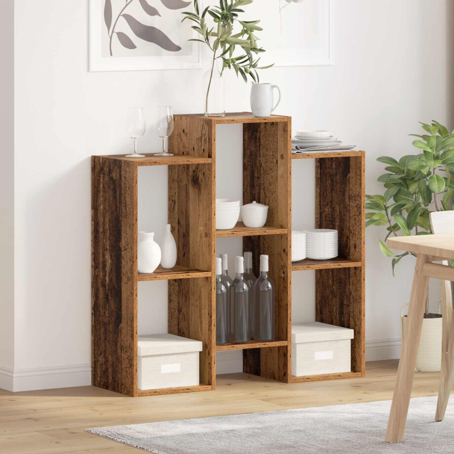 vidaXL Dressoir Oudhout 90 x 30 x 90 cm afbeelding 1