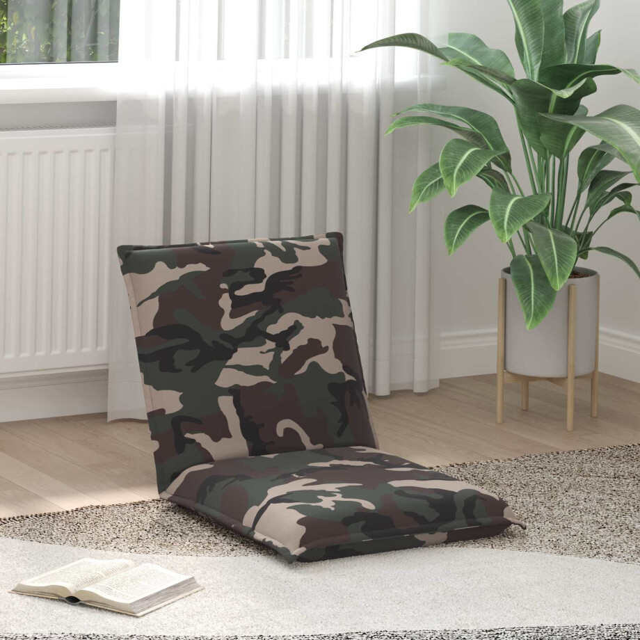 vidaXL Verstelbare vlo stoelen Leger Stof afbeelding 1