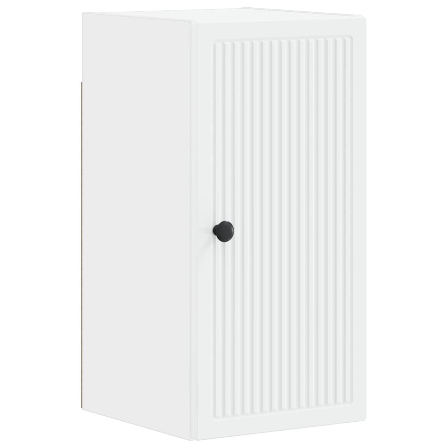 vidaXL Badkamer wandkast EDE Wit 30 x 31 x 59 cm Bewerkt hout afbeelding 1