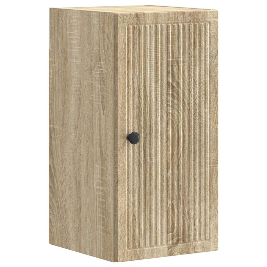 vidaXL Badkamer wandkast EDE Sonoma Eiken 30 x 31 x 59 cm Bewerkt hout afbeelding 1