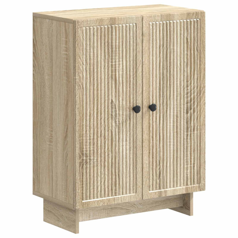 vidaXL Badkamer Opbergkast EDE Sonoma Eiken 59,5 x 31 x 80 cm afbeelding 1
