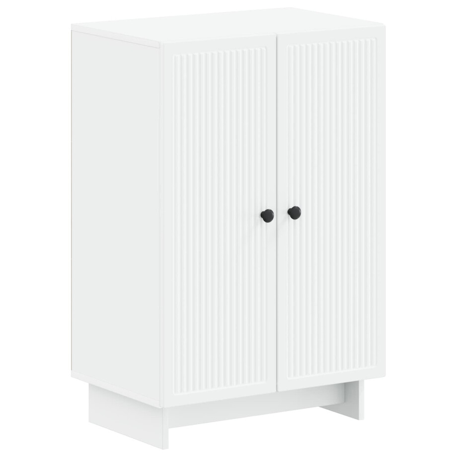 vidaXL Schoenenkast EDE 59,5 x 39,5 x 90 cm Bewerkt hout Wit vidaXL Schoenenkast EDE 59,5 x 39,5 x 90 cm Bewerkt hout Wit afbeelding 1