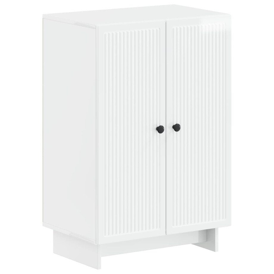 vidaXL Schoenenkast EDE 59,5 x 39,5 x 90 cm Bewerkt hout Hoogglans Wit vidaXL Schoenenkast EDE 59,5 x 39,5 x 90 cm Bewerkt hout Hoogglans Wit afbeelding 1