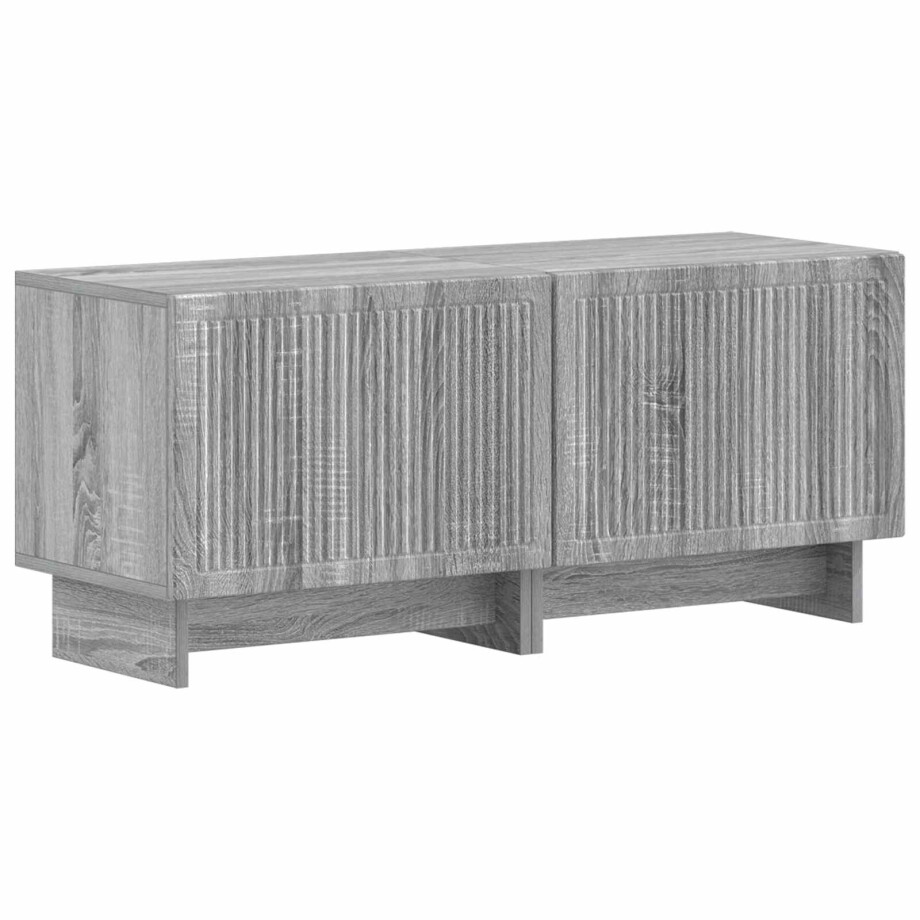 vidaXL Tv-meubel Grijs Sonoma Bewerkt hout vidaXL Tv-meubel Grijs Sonoma Bewerkt hout afbeelding 1