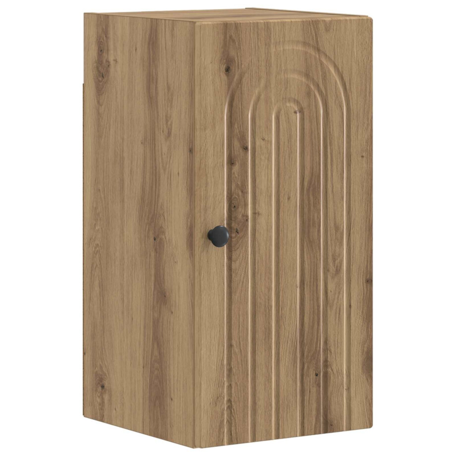 vidaXL Badkamer wandkast ALKMAAR Artisanaal eiken 30 x 31 x 59 cm vidaXL Badkamer wandkast ALKMAAR Artisanaal eiken 30 x 31 x 59 cm afbeelding 1