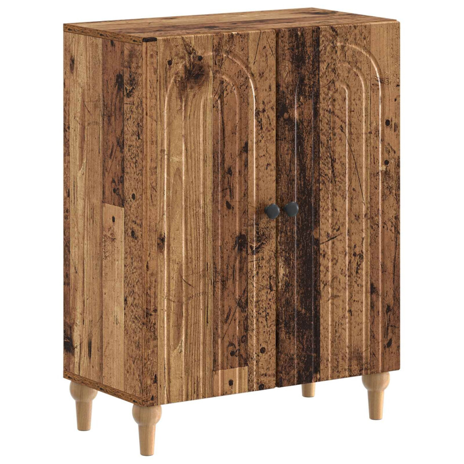 vidaXL Badkamer Opbergkast ALKMAAR Oud hout 59,5 x 31 x 80 cm vidaXL Badkamer Opbergkast ALKMAAR Oud hout 59,5 x 31 x 80 cm afbeelding 1