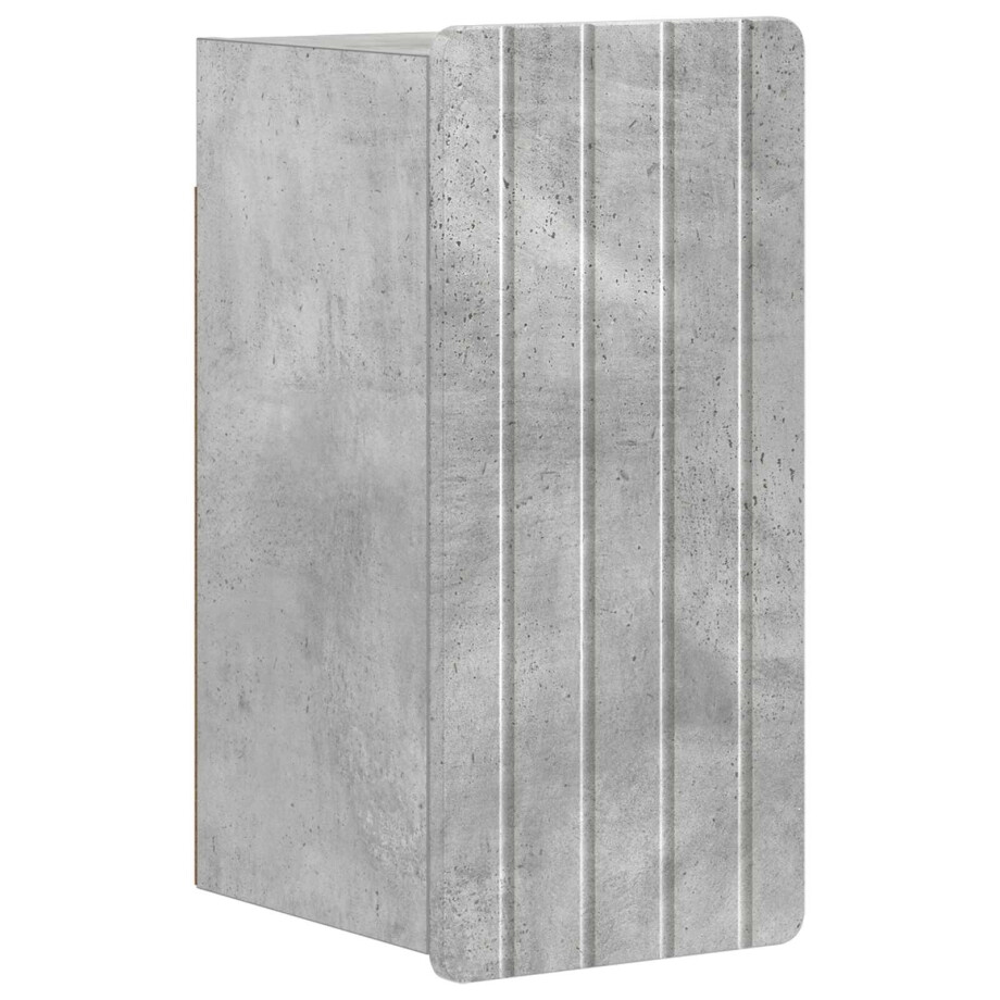 vidaXL Badkamer wandkast ZWOLLE Betongrijs 30 x 31 x 63 cm afbeelding 1