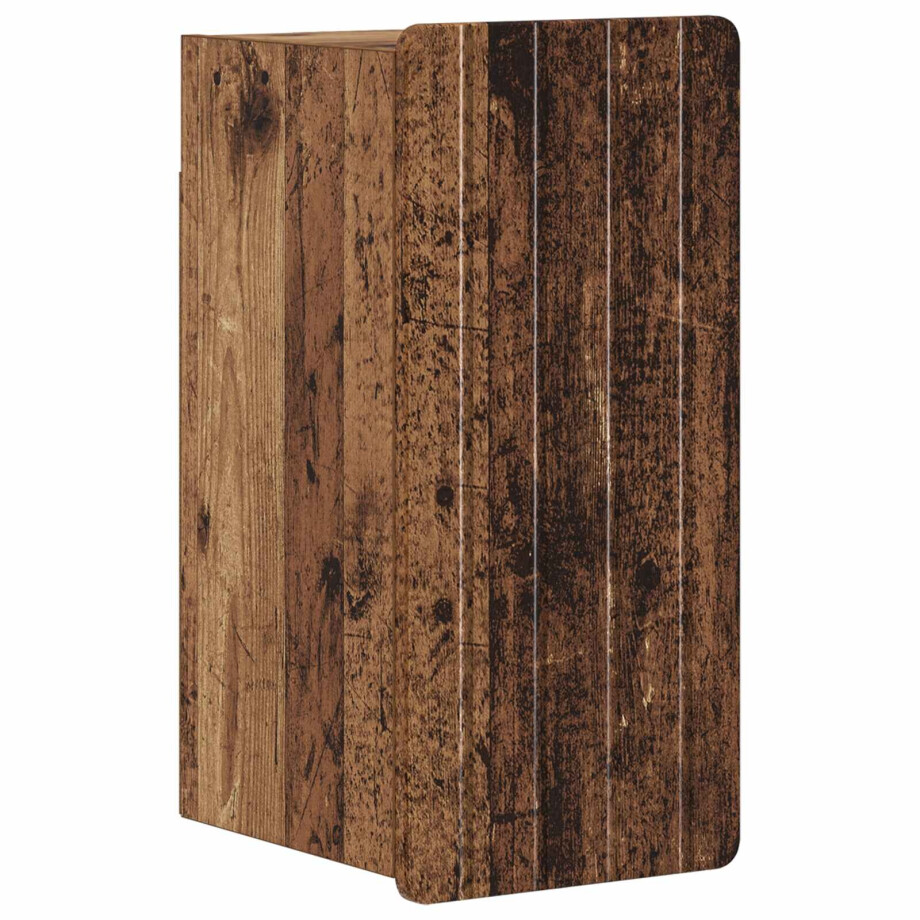 vidaXL Badkamer wandkast ZWOLLE Oud hout 30 x 31 x 63 cm Bewerkt hout afbeelding 1