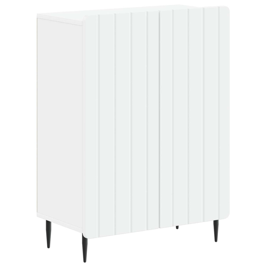 vidaXL Badkamer Opbergkast ZWOLLE Wit 59,5 x 31 x 79,5 cm Bewerkt hout afbeelding 1