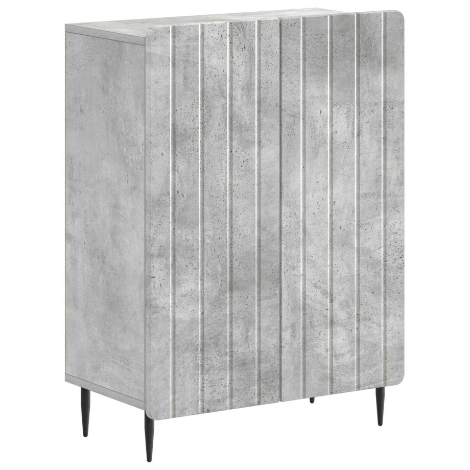 vidaXL Badkamer Opbergkast ZWOLLE Betongrijs 59,5 x 31 x 79,5 cm afbeelding 1