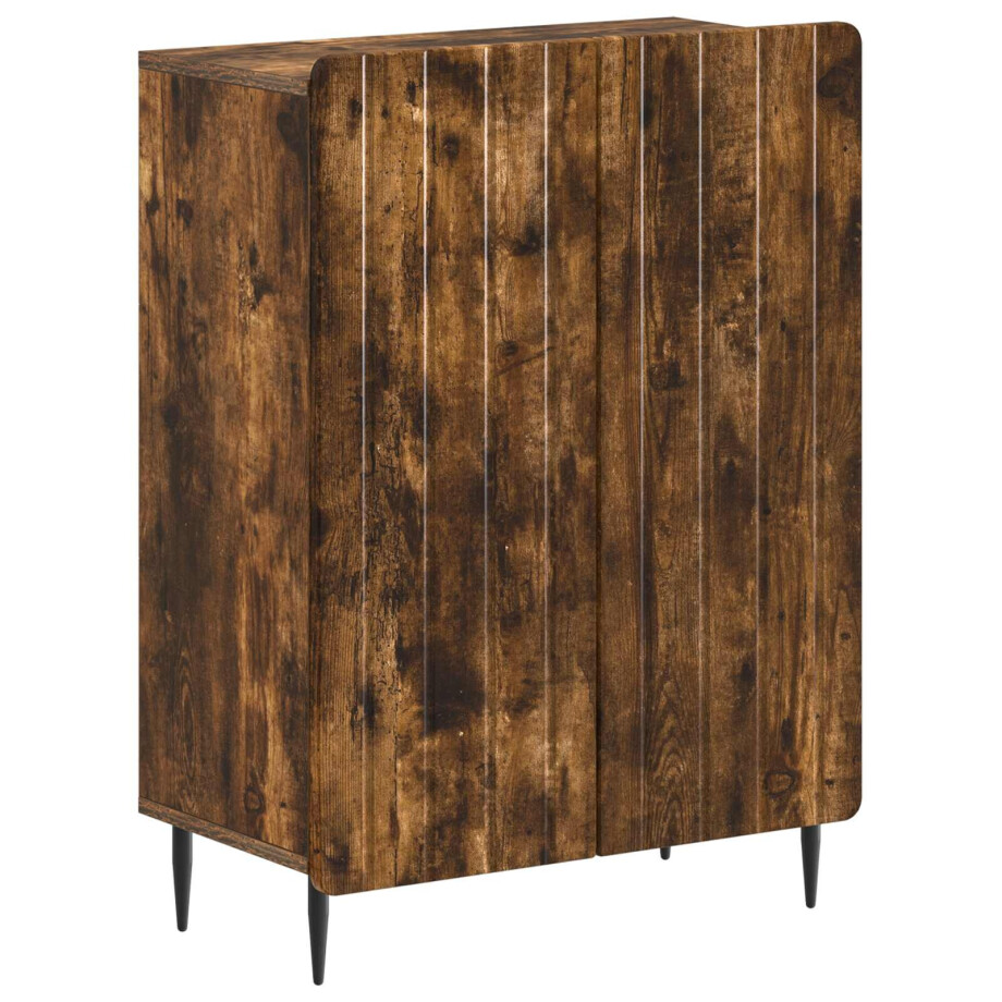 vidaXL Badkamer Opbergkast ZWOLLE Gerookt eiken 59,5 x 31 x 79,5 cm afbeelding 1