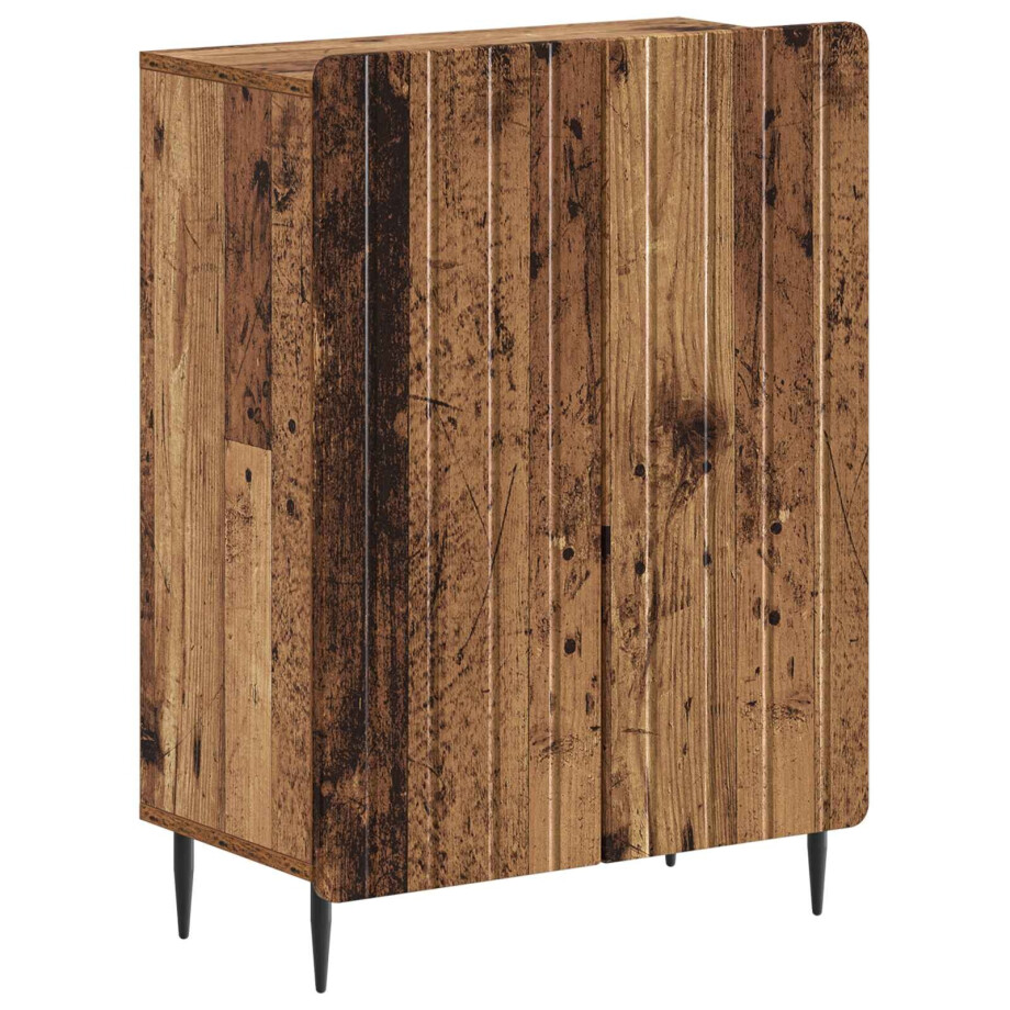 vidaXL Badkamer Opbergkast ZWOLLE Oud hout 59,5 x 31 x 79,5 cm afbeelding 1