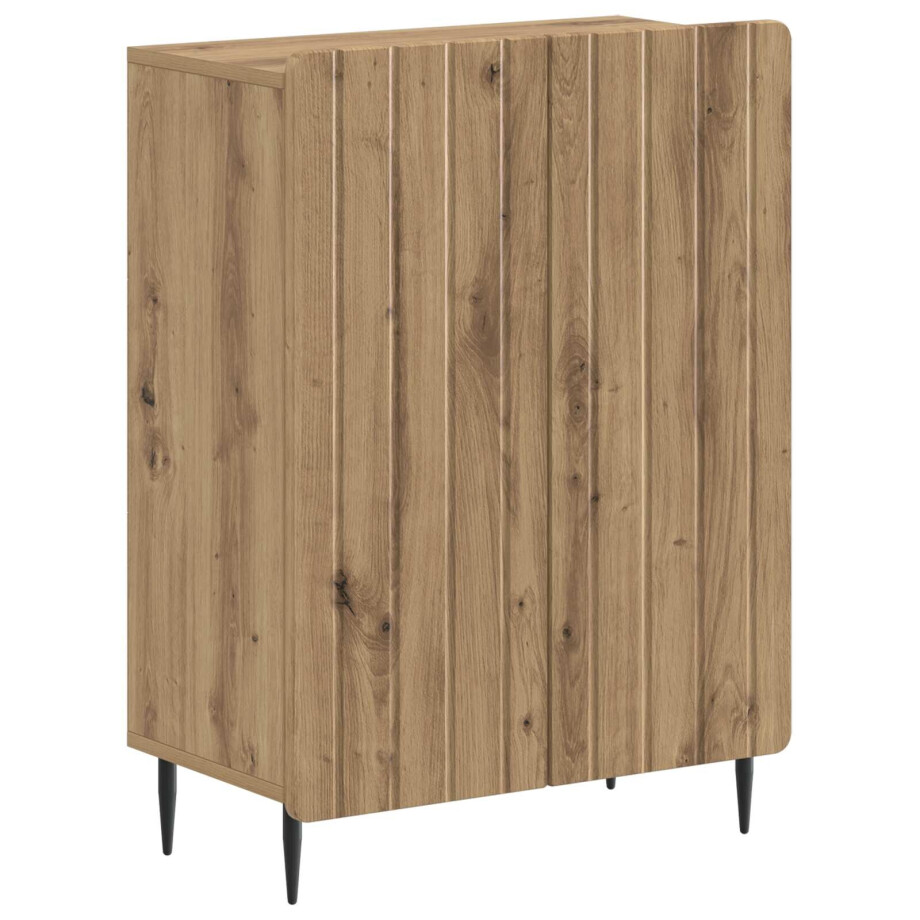 vidaXL Badkamer Opbergkast ZWOLLE Artisanaal eiken 59,5 x 31 x 79,5 cm afbeelding 1