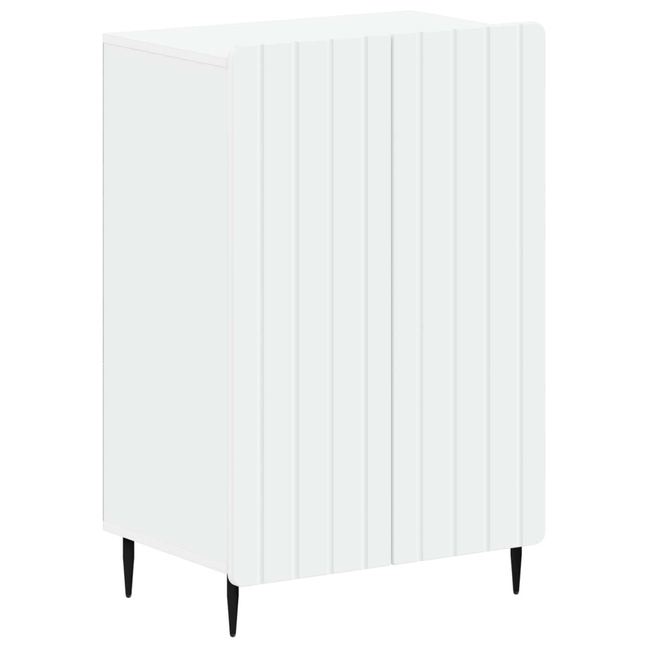 vidaXL Schoenenkast ZWOLLE 59,5 x 39,5 x 91,5 cm Bewerkt hout Wit afbeelding 1
