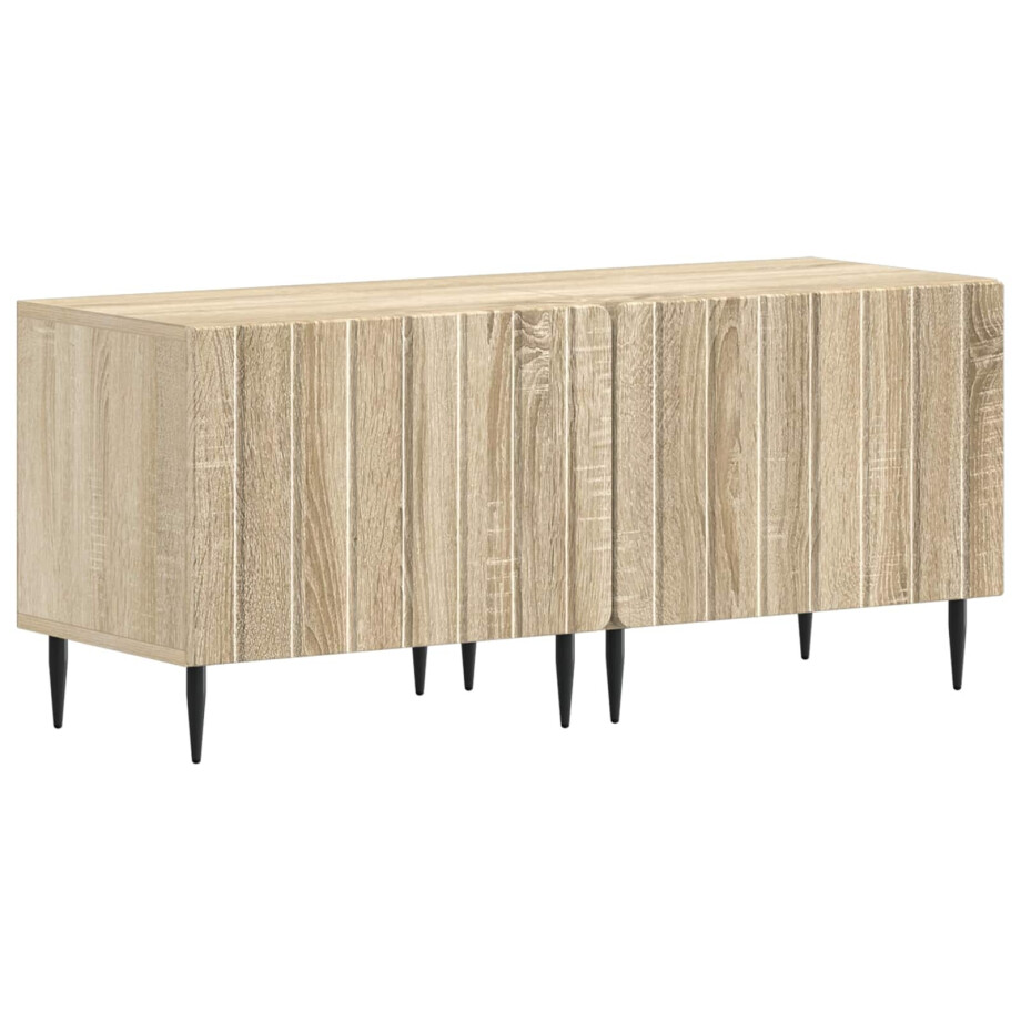 vidaXL Tv-meubel Sonoma Eiken Bewerkt hout vidaXL Tv-meubel Sonoma Eiken Bewerkt hout afbeelding 1