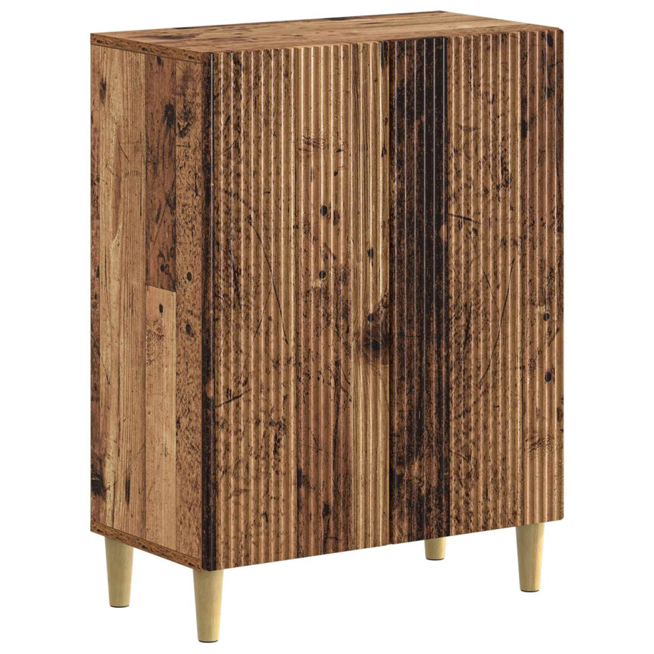 vidaXL Badkamer Opbergkast ARNHEM Oud hout 59,5 x 31 x 80 cm vidaXL Badkamer Opbergkast ARNHEM Oud hout 59,5 x 31 x 80 cm afbeelding 1