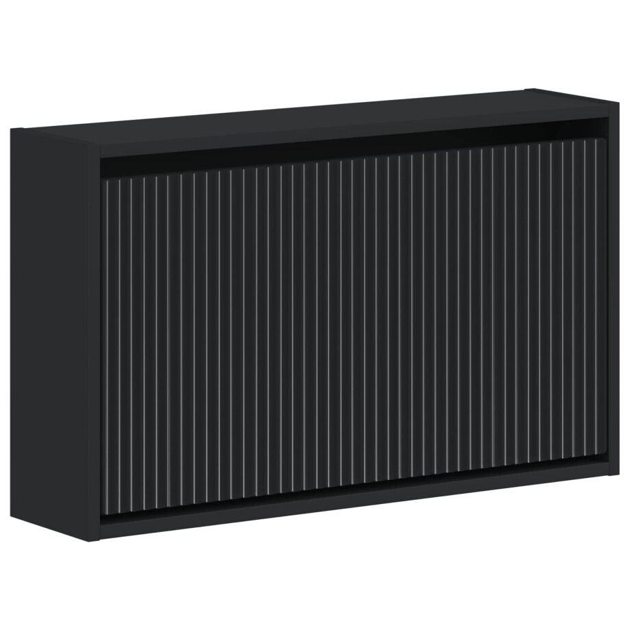 vidaXL Wandgemonteerde Schoenkast ARNHEM 71 x 17 x 43 cm Bewerkt hout vidaXL Wandgemonteerde Schoenkast ARNHEM 71 x 17 x 43 cm Bewerkt hout afbeelding 1