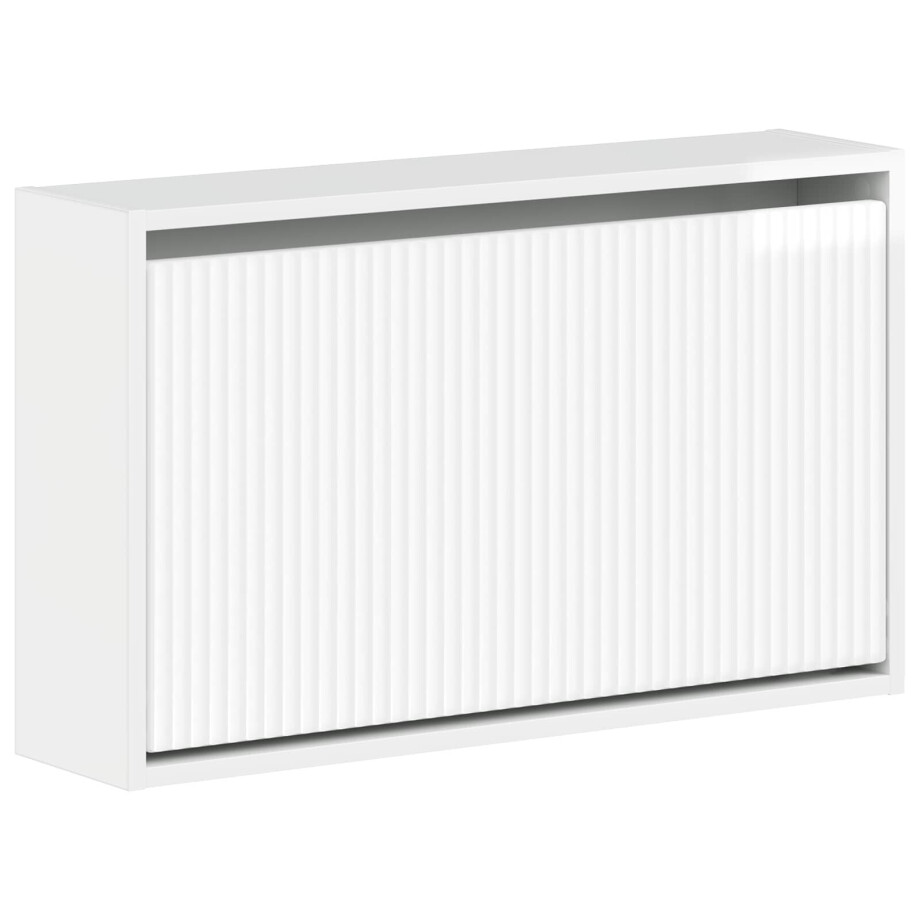 vidaXL Wandgemonteerde Schoenkast ARNHEM 71 x 17 x 43 cm Bewerkt hout afbeelding 1