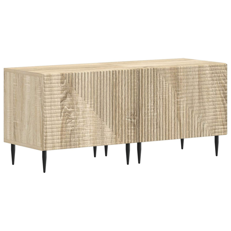 vidaXL Tv-meubel Sonoma Eiken Bewerkt hout vidaXL Tv-meubel Sonoma Eiken Bewerkt hout afbeelding 1