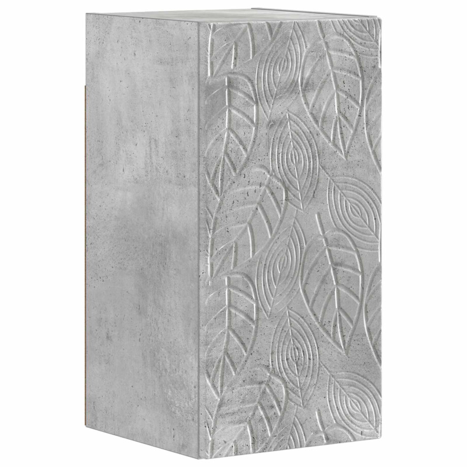 vidaXL Badkamer wandkast DELFT Betongrijs 30 x 31 x 59 cm Bewerkt hout vidaXL Badkamer wandkast DELFT Betongrijs 30 x 31 x 59 cm Bewerkt hout afbeelding 1