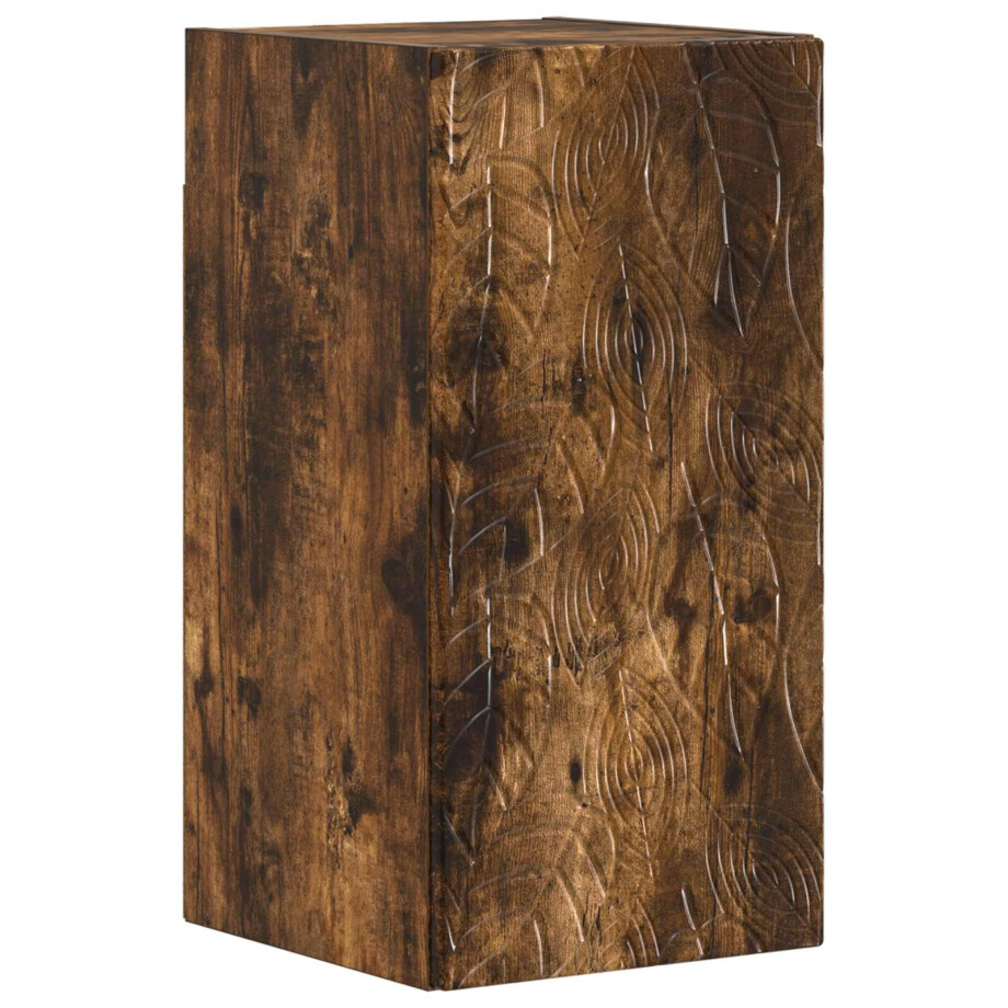vidaXL Badkamer wandkast DELFT Gerookt eiken 30 x 31 x 59 cm vidaXL Badkamer wandkast DELFT Gerookt eiken 30 x 31 x 59 cm afbeelding 1