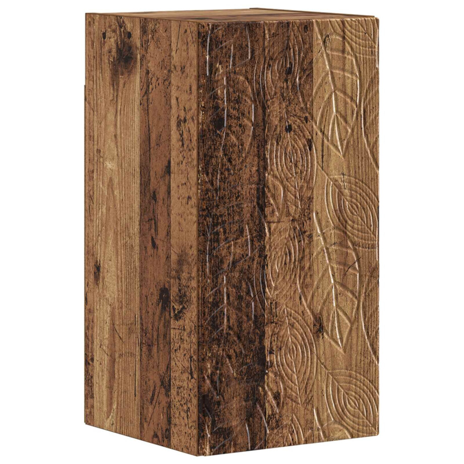 vidaXL Badkamer wandkast DELFT Oud hout 30 x 31 x 59 cm Bewerkt hout afbeelding 1