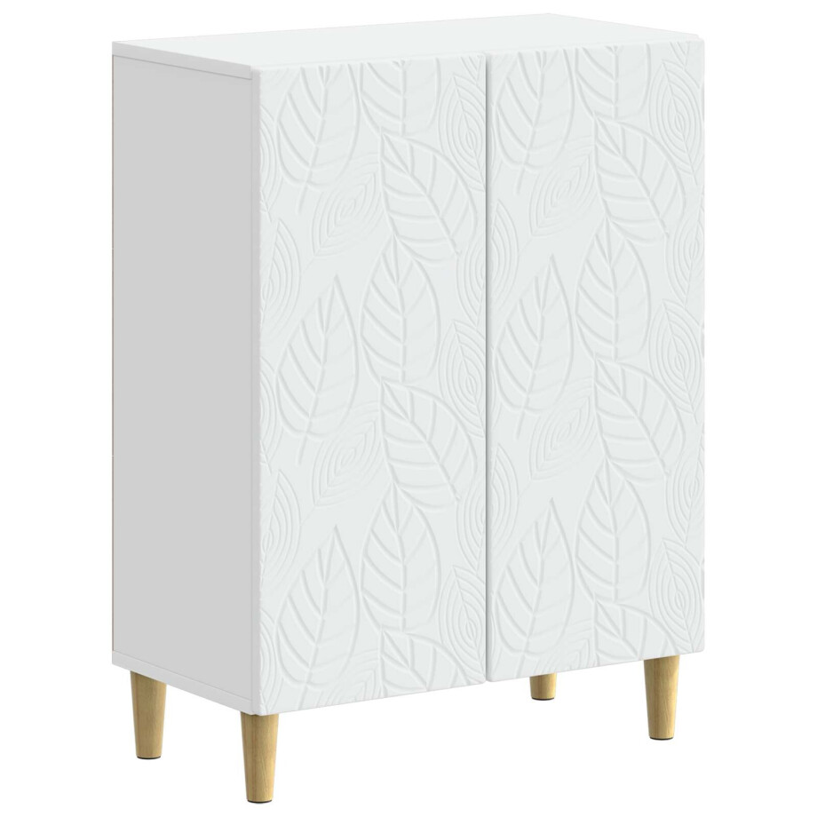 vidaXL Badkamer Opbergkast DELFT Wit 59,5 x 31 x 80 cm Bewerkt hout afbeelding 1