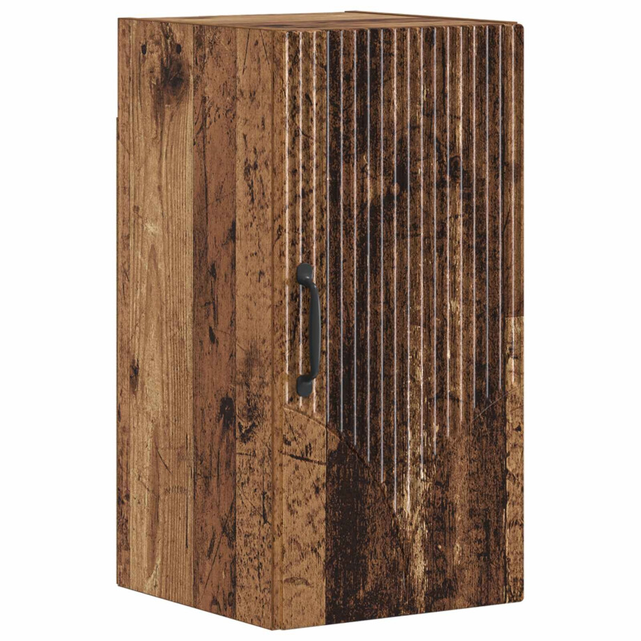 vidaXL Badkamer wandkast HOORN Oud hout 30 x 31 x 59 cm Bewerkt hout vidaXL Badkamer wandkast HOORN Oud hout 30 x 31 x 59 cm Bewerkt hout afbeelding 1