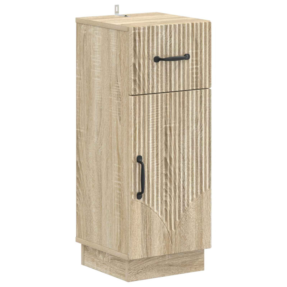 vidaXL Badkamer Opbergkast HOORN Sonoma Eiken 30 x 31 x 77 cm afbeelding 1