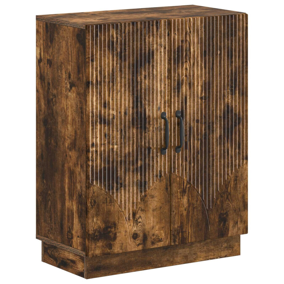 vidaXL Badkamer Opbergkast HOORN Gerookt eiken 59,5 x 31 x 77 cm vidaXL Badkamer Opbergkast HOORN Gerookt eiken 59,5 x 31 x 77 cm afbeelding 1