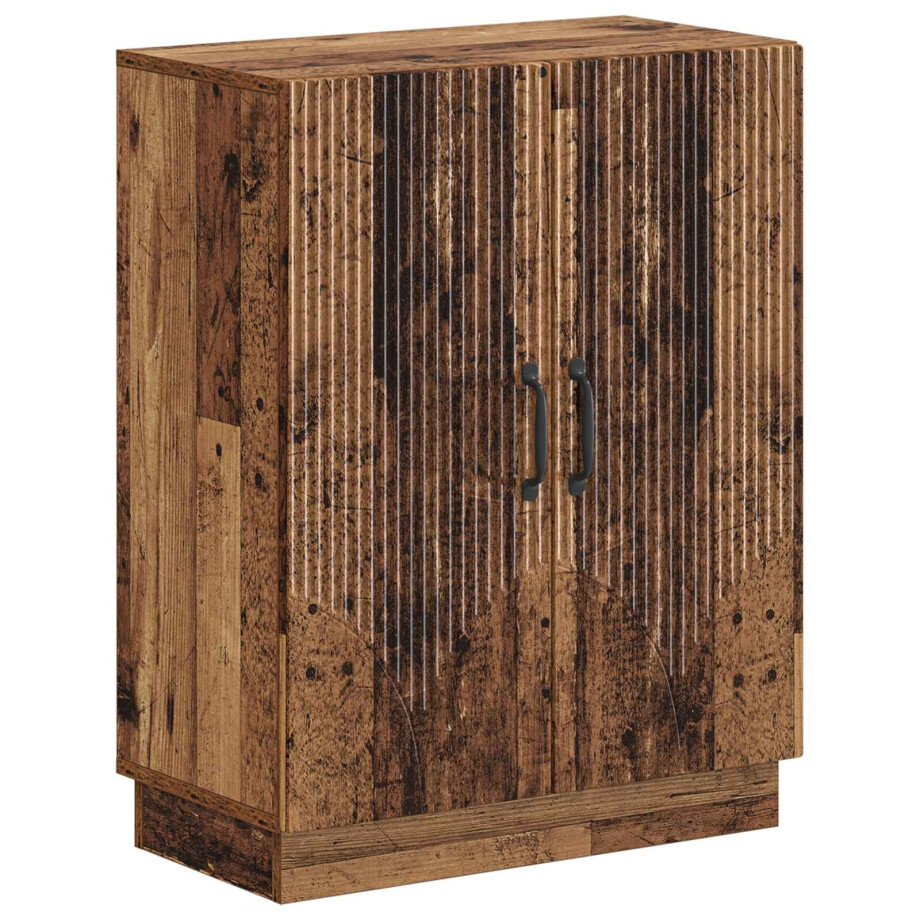 vidaXL Badkamer Opbergkast HOORN Oud hout 59,5 x 31 x 77 cm vidaXL Badkamer Opbergkast HOORN Oud hout 59,5 x 31 x 77 cm afbeelding 1