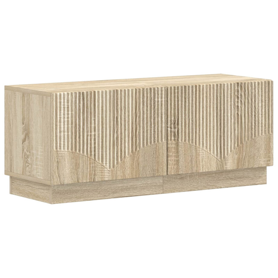 vidaXL Tv-meubel Sonoma Eiken Bewerkt hout vidaXL Tv-meubel Sonoma Eiken Bewerkt hout afbeelding 1