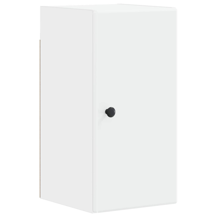 vidaXL Badkamer wandkast BREDA Wit 30 x 31 x 59 cm Bewerkt hout afbeelding 1