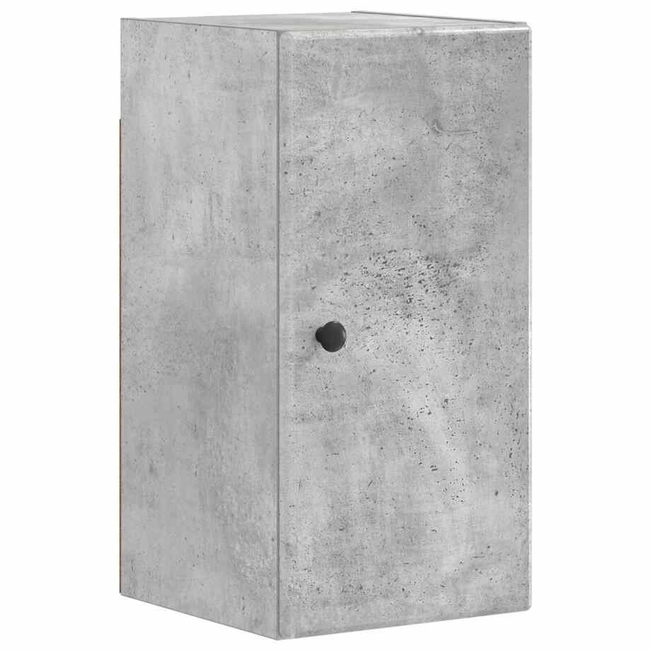 vidaXL Badkamer wandkast BREDA Betongrijs 30 x 31 x 59 cm Bewerkt hout vidaXL Badkamer wandkast BREDA Betongrijs 30 x 31 x 59 cm Bewerkt hout afbeelding 1