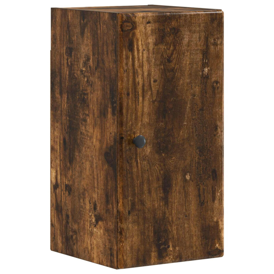 vidaXL Badkamer wandkast BREDA Gerookt eiken 30 x 31 x 59 cm afbeelding 1