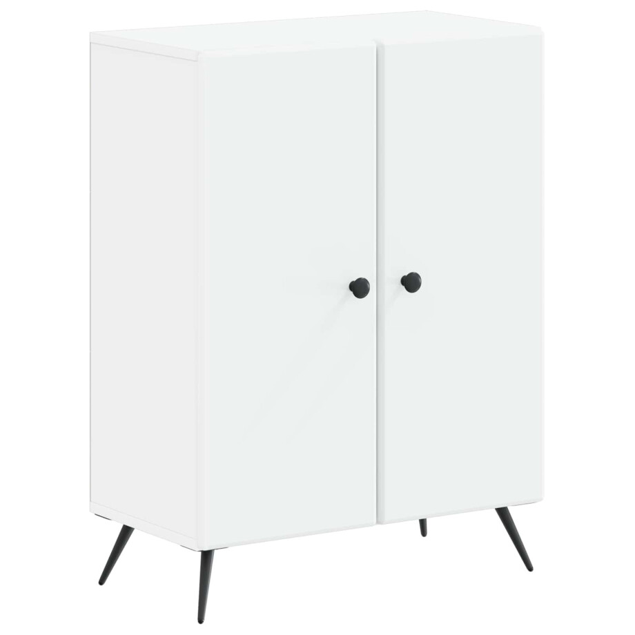vidaXL Badkamer Opbergkast BREDA Wit 59,5 x 31 x 80 cm Bewerkt hout afbeelding 1