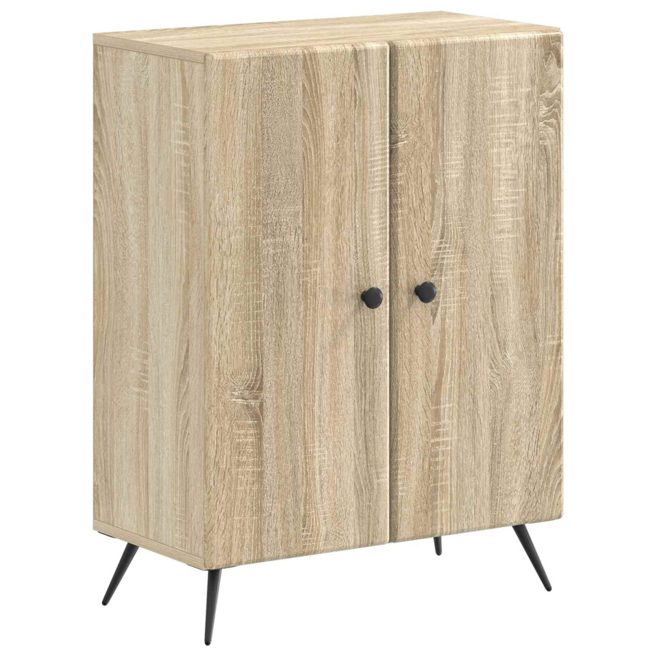 vidaXL Badkamer Opbergkast BREDA Sonoma Eiken 59,5 x 31 x 80 cm afbeelding 1