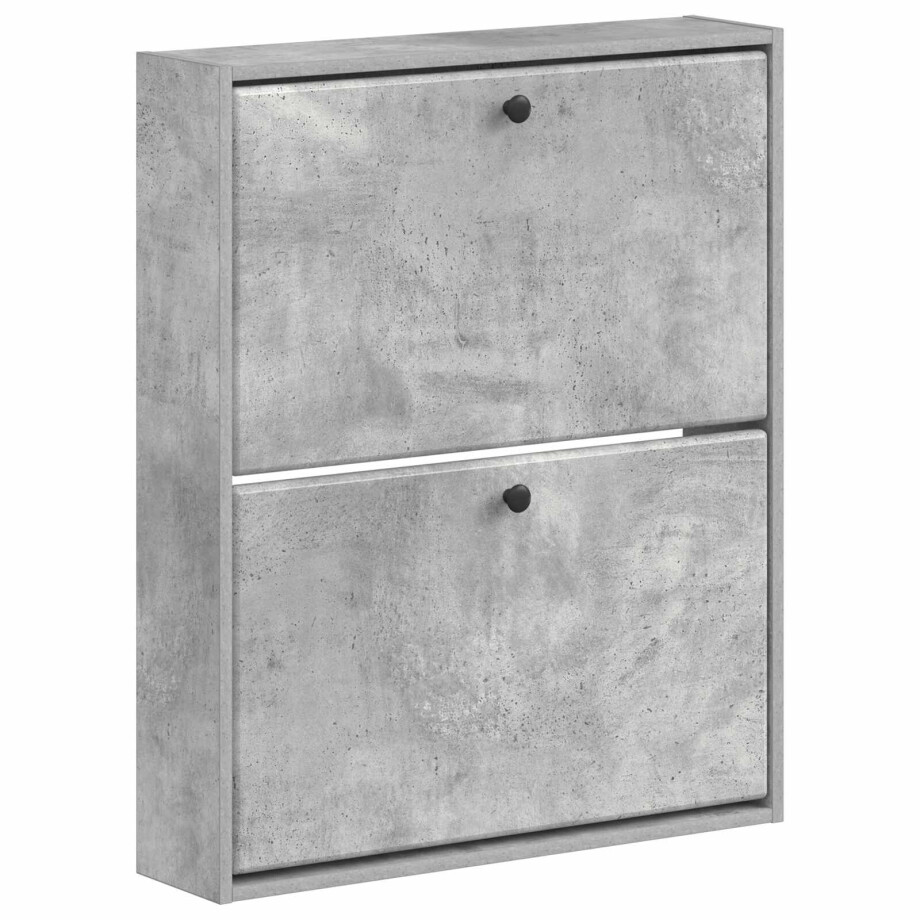 vidaXL Wandgemonteerde Schoenkast BREDA 71 x 17 x 86 cm Bewerkt hout vidaXL Wandgemonteerde Schoenkast BREDA 71 x 17 x 86 cm Bewerkt hout afbeelding 1
