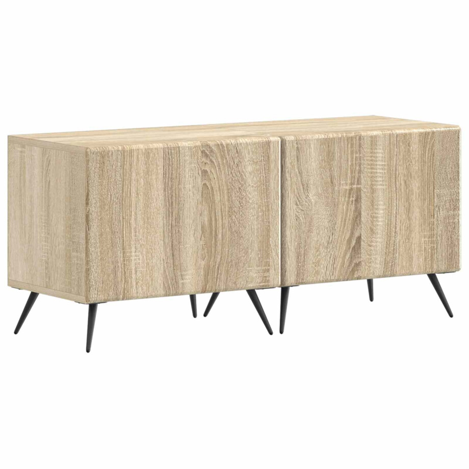 vidaXL Tv-meubel Sonoma Eiken Bewerkt hout afbeelding 1