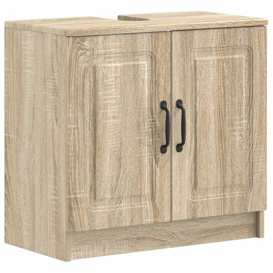 vidaXL Badkamer wastafelkast UTRECHT Sonoma Eiken 59,5 x 31,5 x 59 cm afbeelding 1