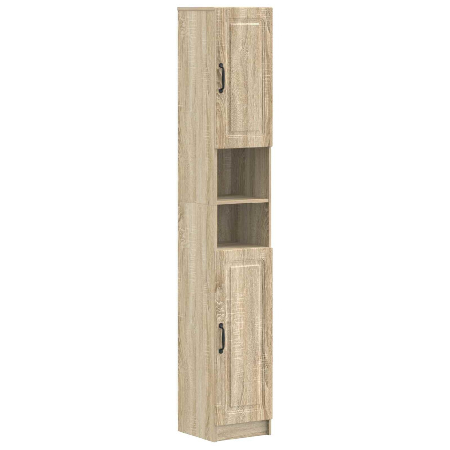vidaXL Badkamerkast met Open Plank UTRECHT Sonoma Eiken vidaXL Badkamerkast met Open Plank UTRECHT Sonoma Eiken afbeelding 1
