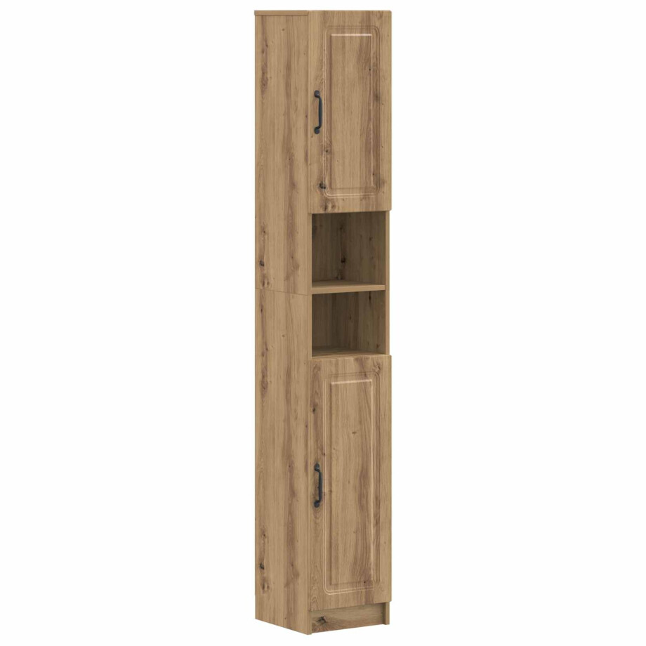 vidaXL Badkamerkast met Open Plank UTRECHT Artisanaal eiken vidaXL Badkamerkast met Open Plank UTRECHT Artisanaal eiken afbeelding 1