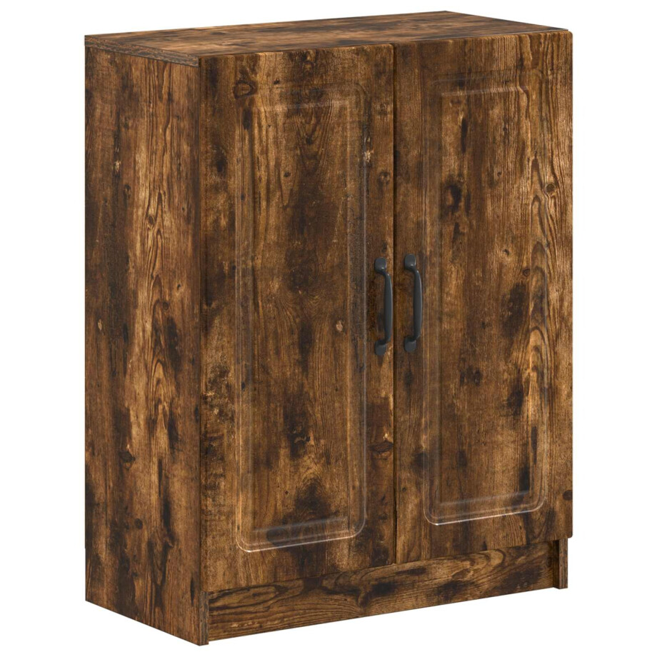 vidaXL Badkamer Opbergkast UTRECHT Gerookt eiken 59,5 x 31 x 77 cm afbeelding 1