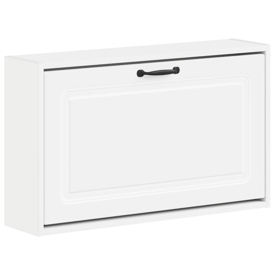vidaXL Wandgemonteerde Schoenkast UTRECHT 71 x 17 x 43 cm Bewerkt hout afbeelding 1