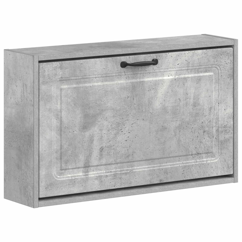 vidaXL Wandgemonteerde Schoenkast UTRECHT 71 x 17 x 43 cm Bewerkt hout afbeelding 1