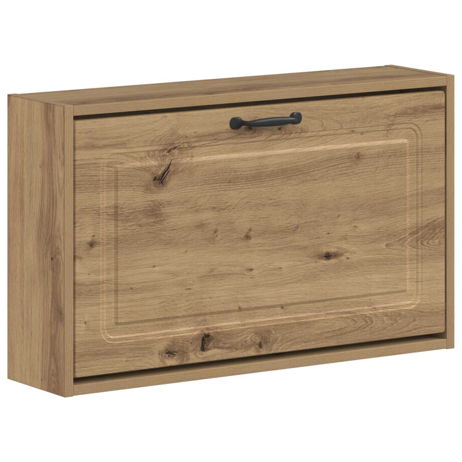 vidaXL Wandgemonteerde Schoenkast UTRECHT 71 x 17 x 43 cm Bewerkt hout vidaXL Wandgemonteerde Schoenkast UTRECHT 71 x 17 x 43 cm Bewerkt hout afbeelding 1