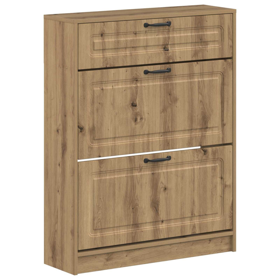 vidaXL Schoenenkast UTRECHT 78 x 24 x 100 cm Bewerkt hout afbeelding 1