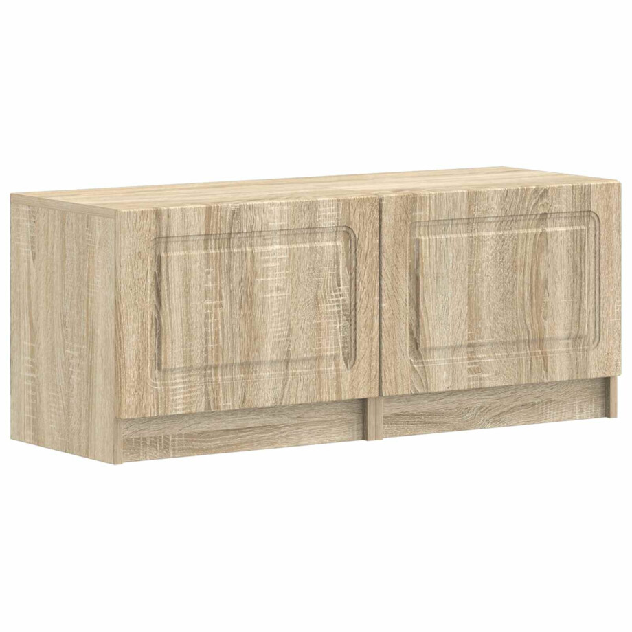 vidaXL Tv-meubel Sonoma Eiken Bewerkt hout afbeelding 1
