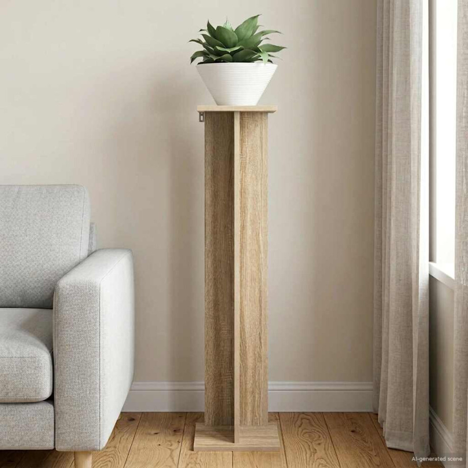 vidaXL Plantenstandaard Sonoma Eiken 25 x 25,5 x 100,5 cm vidaXL Plantenstandaard Sonoma Eiken 25 x 25,5 x 100,5 cm afbeelding 1